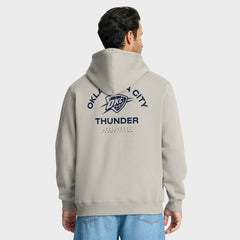 Oklahoma City Thunder Crossover Collection Blocked Shot Premium Pullover Hoodie - Off White for sale