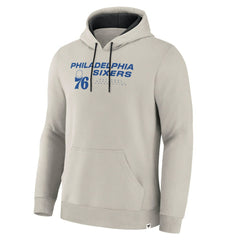 Philadelphia 76ers Crossover Collection Blocked Shot Premium Pullover Hoodie - Off White sale