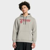 Portland Trail Blazers Crossover Collection Blocked Shot Premium Pullover Hoodie - Off White outlet