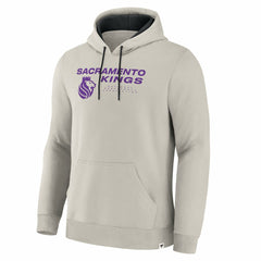 Sacramento Kings Crossover Collection Blocked Shot Premium Pullover Hoodie - Off White outlet
