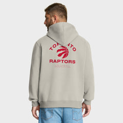Toronto Raptors Crossover Collection Blocked Shot Premium Pullover Hoodie - Off White shop
