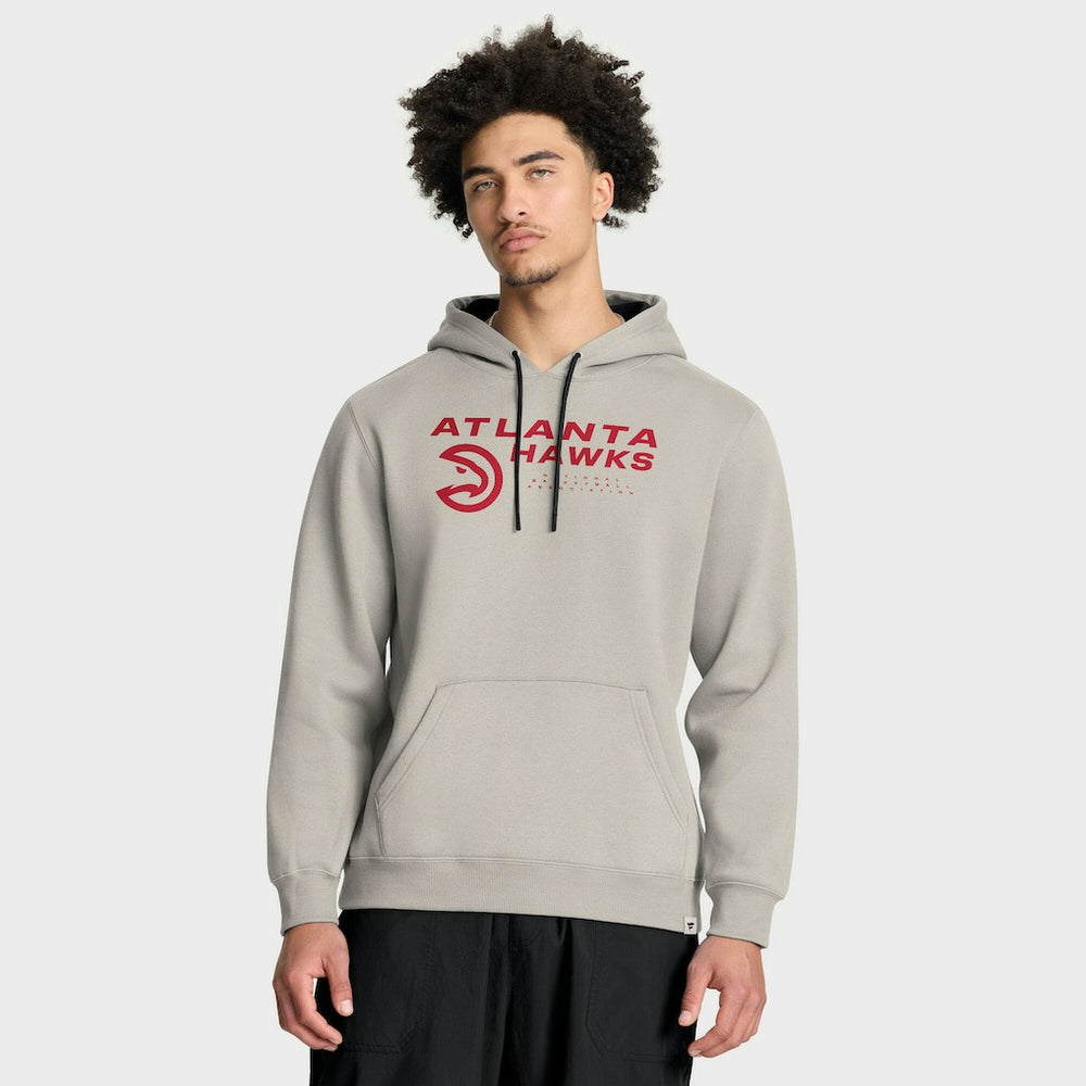 Atlanta Hawks Crossover Collection Blocked Shot Premium Pullover Hoodie - Off White sale