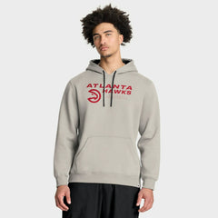 Atlanta Hawks Crossover Collection Blocked Shot Premium Pullover Hoodie - Off White sale
