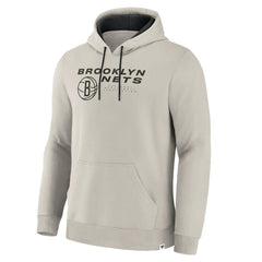 Brooklyn Nets Crossover Collection Blocked Shot Premium Pullover Hoodie - Off White outlet