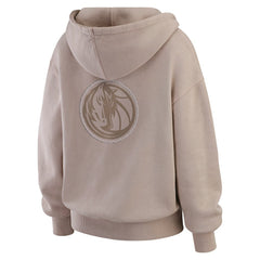Dallas Mavericks WEAR by Erin Andrews Women's Washed Pullover Crewdie sale - Tan discount