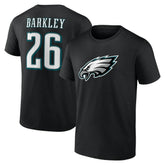 Saquon Barkley Philadelphia Eagles Icon Name & Number - Black sale