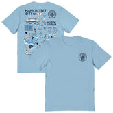 Manchester City Vive La Fete Women's Impressions Artwork T-Shirt Discount - Sky Blue