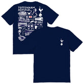 Tottenham Hotspur Vive La Fete Women's Impressions Artwork T-Shirt Sale - Navy