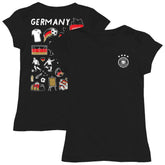Germany National Team Vive La Fete Girls Youth Color Badge Fitted T-Shirt for sale - Black