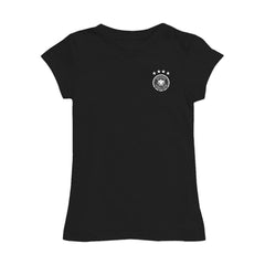 Germany National Team Vive La Fete Girls Youth Color Badge Fitted T-Shirt - Black sale