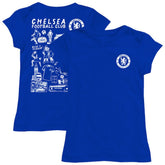 Chelsea Vive La Fete Girls Youth Color Badge Fitted T-Shirt Discount - Blue