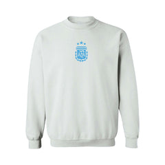 Argentina National Team Vive La Fete Women's Color Badge Pullover Sweatshirt for sale - White