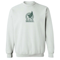 Mexico National Team Vive La Fete Women's Color Badge Pullover Sweatshirt - White outlet