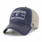 Memphis Grizzlies '47 Wabash Patch Clean Up Adjustable Hat - Navy/Tan for sale