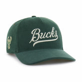 Milwaukee Bucks '47 Golden Age Relaxed Corduroy Hitch Adjustable Hat - Hunter Green sale