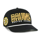 Boston Bruins '47 Byline Hitch Adjustable Hat - Black Hats