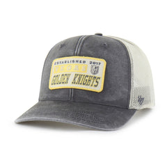 Vegas Golden Knights '47 Canteen Pigment Dyed Patch Trucker Adjustable Hat - Charcoal Hats