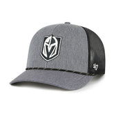 Vegas Golden Knights '47 Carbon Rope Trucker Adjustable Hat - Gray Hats