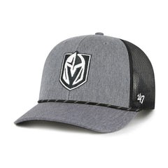 Vegas Golden Knights '47 Carbon Rope Trucker Adjustable Hat - Gray Hats