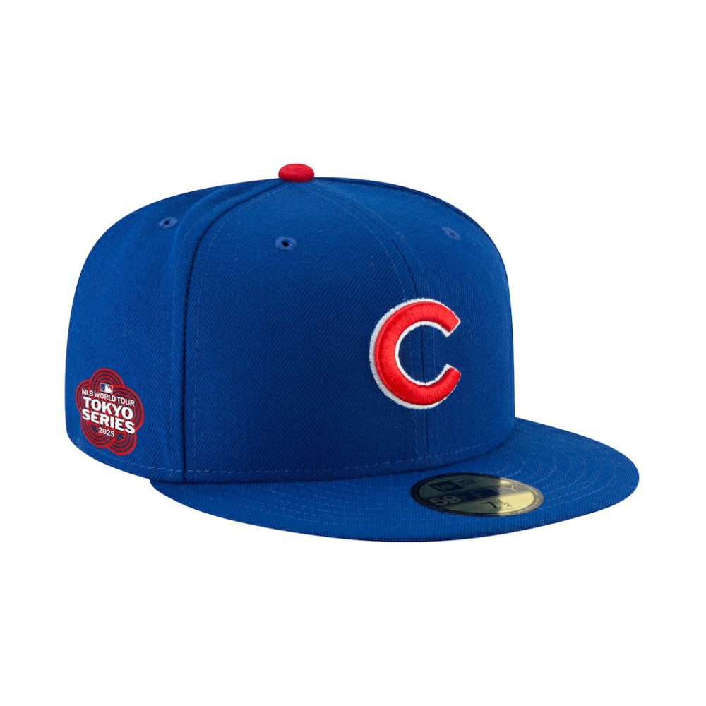 Chicago Cubs 2025 MLB World Tour: Tokyo Series Side Patch 59FIFTY Fitted Hat Royal