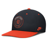 Detroit Tigers Cooperstown Collection Pro Dri-FIT Snapback Hat Navy/Orange