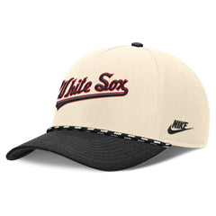Chicago White Sox Cooperstown Collection Rise Adjustable Hat Natural/Black