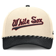 Chicago White Sox Cooperstown Collection Rise Adjustable Hat Natural/Black