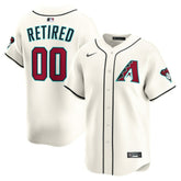 Arizona Diamondbacks Home Limited Pick-A-Player Retired Roster Jersey Cream