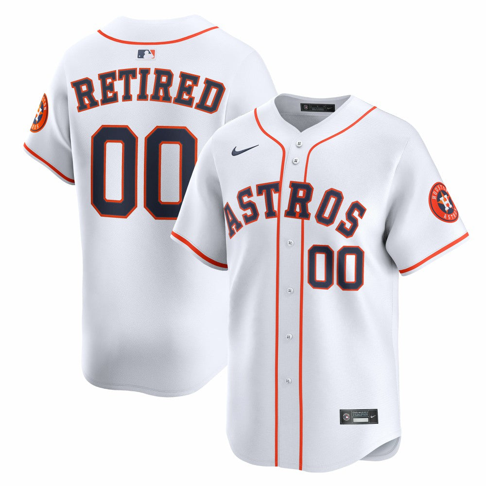 Houston Astros Home Limited Pick-A-Player Retired Roster Jersey White
