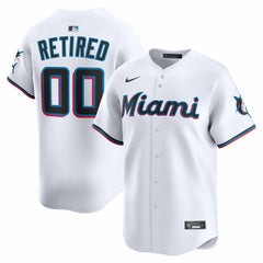 Miami Marlins Home Limited Pick-A-Player Retired Roster Jersey White