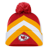 Kansas City Chiefs Women's Cornerback Cuffed Knit Hat with Pom - Red cheap