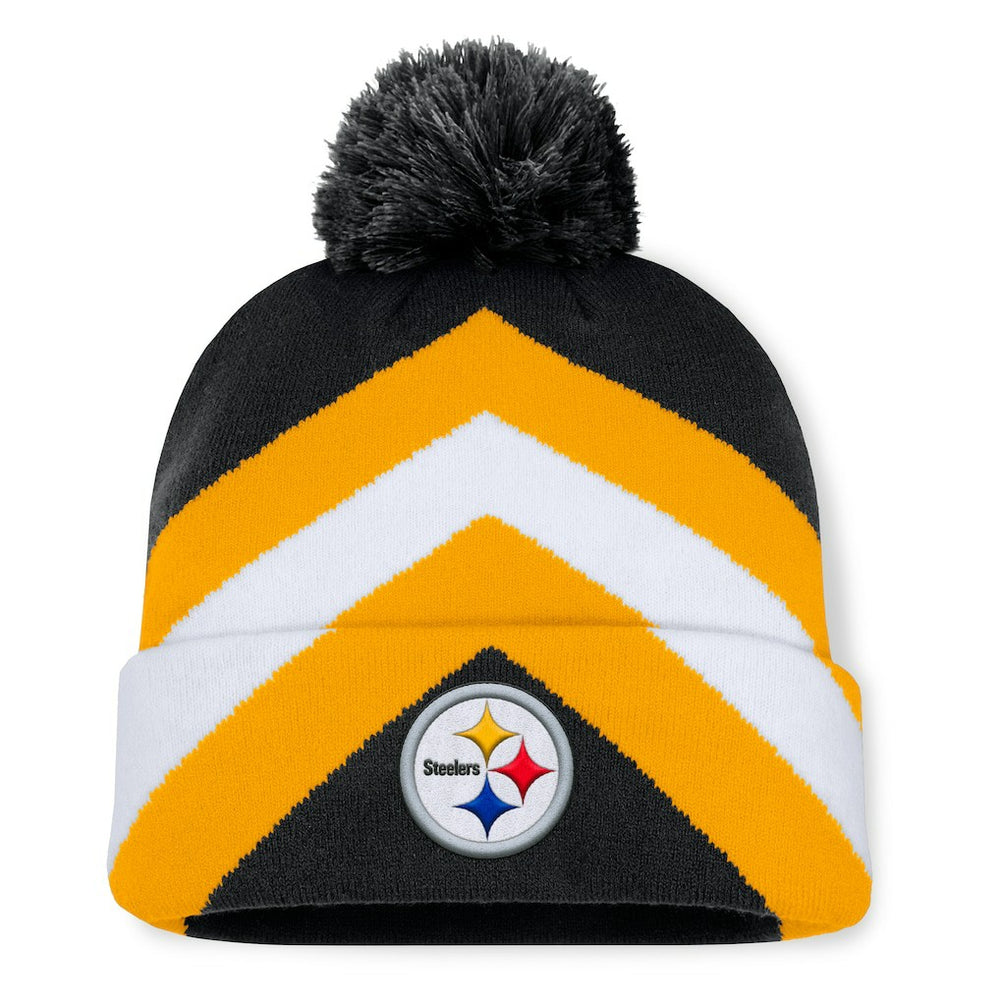 Pittsburgh Steelers Women's Cornerback Cuffed Knit Hat with Pom - Black outlet