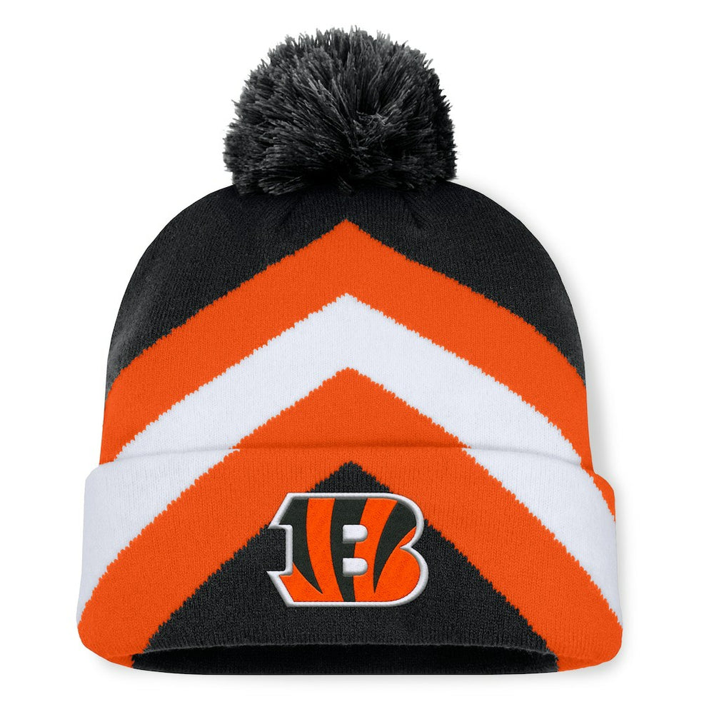Cincinnati Bengals Women's Cornerback Cuffed Knit Hat with Pom - Black discount