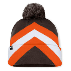Cleveland Browns Women's Cornerback Cuffed Knit Hat with Pom - Brown online