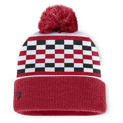 San Francisco 49ers Women's End Zone Cuffed Knit Hat with Pom - Scarlet for sale