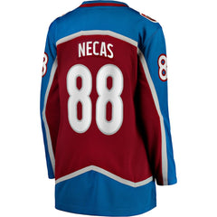 Martin Necas Colorado Avalanche Fanatics Women's Breakaway Player Jersey - Burgundy Jerseys
