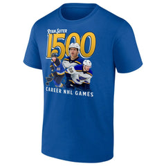 Ryan Suter St. Louis Blues 1500 Career NHL Games T-Shirt - Royal T-shirts