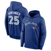 Anthony Santander Toronto Blue Jays Name & Number Performance Pullover Hoodie Royal