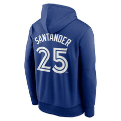 Anthony Santander Toronto Blue Jays Name & Number Performance Pullover Hoodie Royal