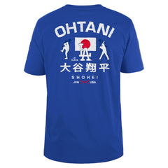 Shohei Ohtani Los Angeles Dodgers Japan Flag T-Shirt Royal