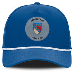 New York Rangers Fanatics Centennial Authentic Pro Pinched Front Adjustable Hat - Blue Hats