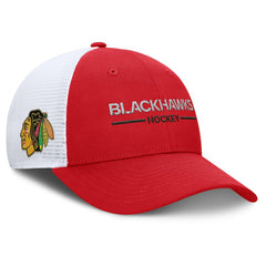 Chicago Blackhawks Fanatics Centennial Adjustable Trucker Hat - Red/White Hats