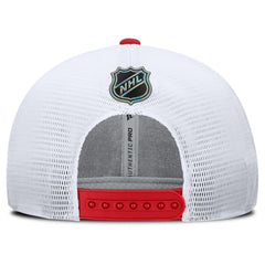 Chicago Blackhawks Fanatics Centennial Adjustable Trucker Hat - Red/White Hats