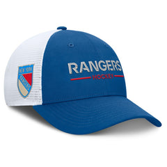 New York Rangers Fanatics Centennial Authentic Pro Structured Trucker Adjustable Hat - Blue/White Hats