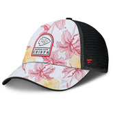 Kansas City Chiefs Tropical Adjustable Trucker Hat - White/Black outlet