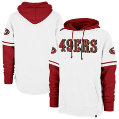 San Francisco 49ers '47 Trifecta Shortstop Pullover Hoodie - White online