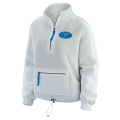 St. Louis Blues WEAR by Erin Andrews Women's Polar Fleece Quarter-Zip Jacket - Gray Jackets