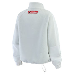 Detroit Red Wings WEAR by Erin Andrews Women's Polar Fleece Quarter-Zip Jacket - Gray Jackets