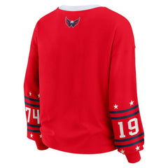 Washington Capitals WEAR by Erin Andrews Women's Long-Sleeve Sport T-Shirt - Red T-shirts