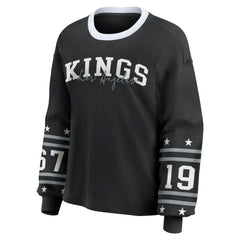 Los Angeles Kings WEAR by Erin Andrews Women's Long-Sleeve Sport T-Shirt - Black T-shirts
